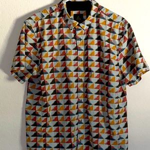 Men’s prAna Short Sleeve Button Shirt